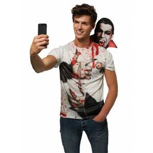Costum tricou selfie vampir
