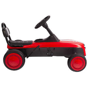 Kart cu pedale Retro rosu Kidscare