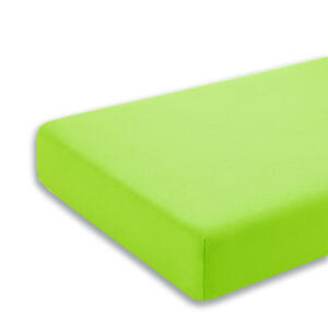 Cearceaf verde cu elastic pentru saltea 60 x 120 cm
