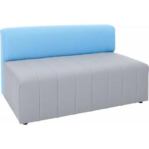 Canapea pentru gradinita gri-albastru Modern ignifug