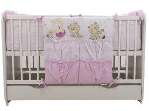 Lenjerie Teddy Play Pink M1 7 piese 120x60 cm
