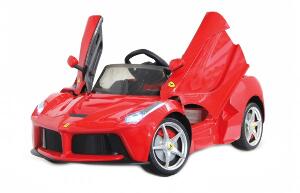 Masinuta electrica copii Ferrari Globo 6V cu telecomanda control parinti 2.4 Ghz cu 2 viteze