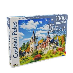 Puzzle Noriel Peisaje din Romania - Castelul Peles (1000 piese)