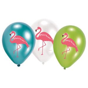 6 baloane latex flamingo