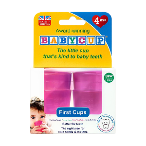 Primul meu pahar pentru bebelusi si copii Babycup Roz 4+