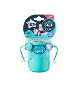 Cana EasyFlow 360 Handled Tommee Tippee 200 ml 6luni+ Turquise