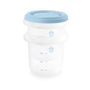 Set 2 recipiente plastic 250 ml cu gentuta izoterma Azure Miniland