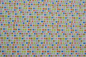 Cearceaf colorat Mozaic cu elastic pentru saltea 70 x 140 cm