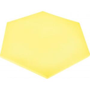 Panou hexagonal galben banana 20 mm pentru reducerea zgomotului in clasa