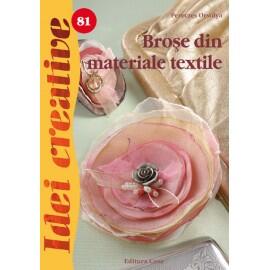 Brose din materiale textile - Idei creative 81