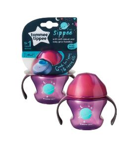 Cana First Trainer Explora Tommee Tippee 150 ml planeta roz