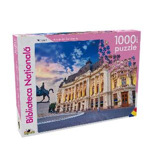 Puzzle Noriel - Peisaje din Romania - Biblioteca Nationala, 1000 Piese