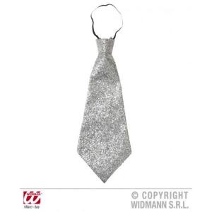 Cravata lurex argintie