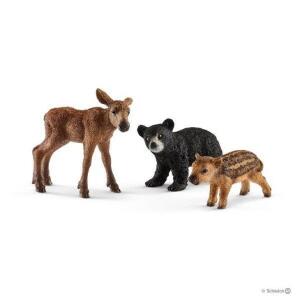 Set figurine schleich puii de animale de padure sl41457