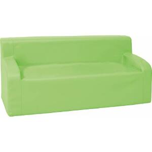 Canapea cu brate din spuma verde