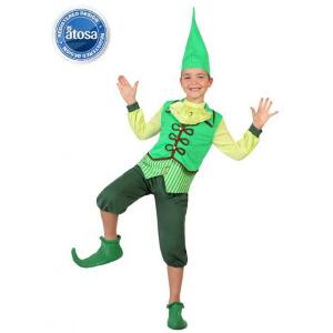 Costum elf verde baieti - marimea 128 cm