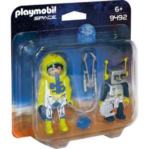 Set 2 Figurine - Astronaut Si Robot