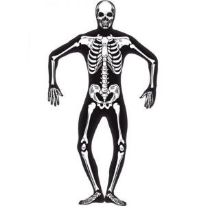 Costum schelet fosforescent - marimea 128 cm