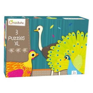 3 xl puzzles, feathered creatures 