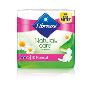 Absorbante Libresse Natural Care Ultra Normal, 10 bucati