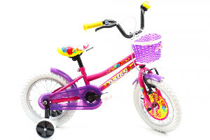 Bicicleta copii Dhs 1402 roz 14 inch
