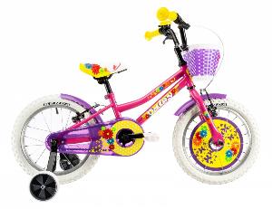 Bicicleta copii Dhs 1604 roz 16 inch