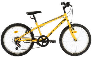 Bicicleta copii Kreativ 2013 galben negru 20 inch