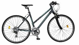 Bicicleta Dhs Contura 2866 M 440mm gri verde 28 inch