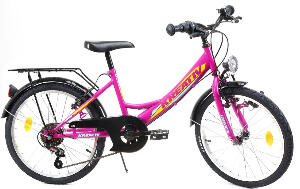 Bicicleta copii Kreativ 2014 violet 20 inch