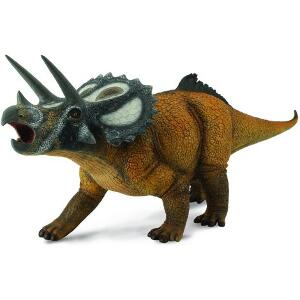 Figurina dinozaur Triceratops pictata manual scara 1:15 Collecta