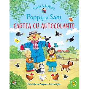 Carte Editura Litera, Povesti de la ferma. Poppy si Sam. Cartea cu autocolante