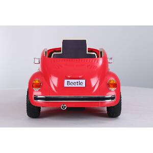 Masinuta electrica cu roti EVA Volkswagen Beetle rosu
