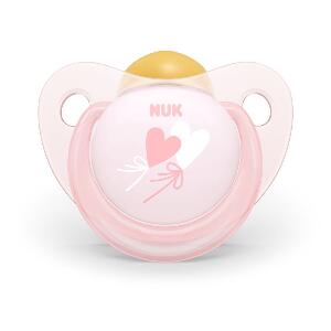 Suzeta Nuk Baby Rose latex M1 love 0-6 luni