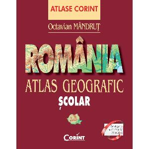 Carte Editura Corint, Atlas geografic Romania nou, Octavian Mandrut