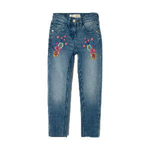 Pantaloni jeans cu detalii frontale Zippy 20204035