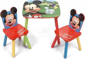 Set masuta si 2 scaunele Mickey Mouse