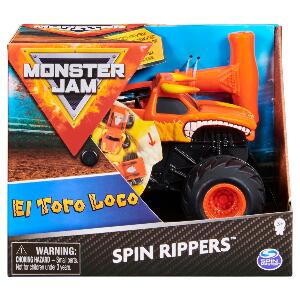 Masinuta Monster Jam, Scara 1:43, El Toro Loco Spin Rippers