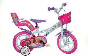 Bicicleta pentru fetite Barbie diametru 12 inch