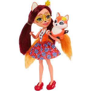 Papusa Enchantimals by Mattel Felicity Fox cu Figurina