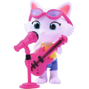 Figurina 44 Cats Milady 7,7 cm cu Microfon si Chitara Bass