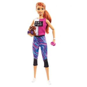 Set de joaca Papusa Barbie cu accesorii Welness GJG57