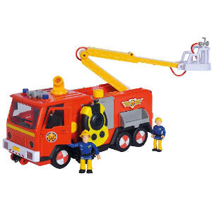 Masina de Pompieri Fireman Sam Mega Deluxe Jupiter cu 2 Figurine si Accesorii