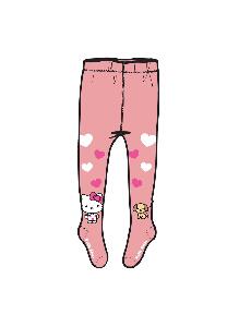 Ciorapi cu chilot, Hello Kitty, roz cu inimioare
