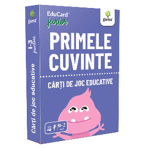 Editura Gama, Carti de joc educative Junior, Primele cuvinte