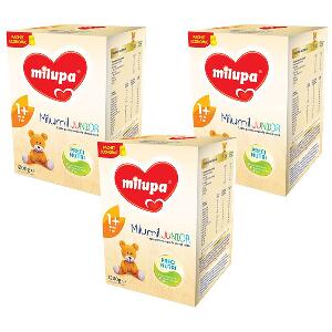 Lapte praf Milupa Milumil Junior 1+, 3 pachete x 1200 g