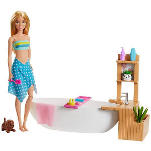 Set Barbie by Mattel Wellness and Fitness Papusa cu Cada