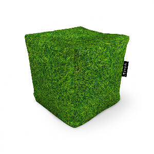 Fotoliu Units Puf Bean Bags tip cub impermeabil iarba verde