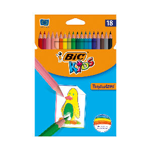 Set creioane colorate Tropicolors Bic, P18