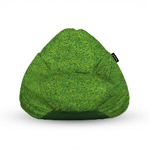 Fotoliu Units Puf Bean Bags tip para impermeabil cu maner iarba verde