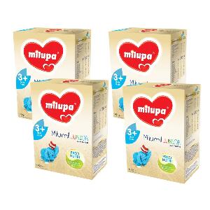 Lapte praf Milupa Milumil Junior 3+, 4 pachete x 600 g